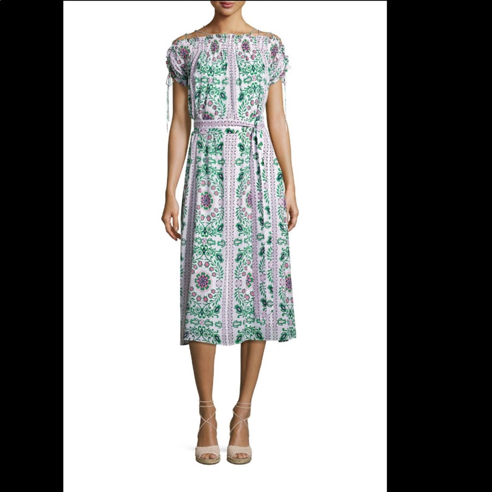 Tory Burch Midi silk dress, size 6